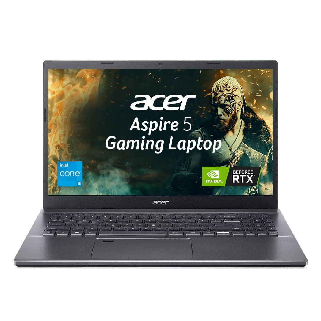 Acer Aspire 5 Gaming Laptop Intel Core i5 13th Gen (16 GB/512 GB SSD/Windows 11 Home/4 GB Graphics/NVIDIA GeForce RTX 2050) A514-56GM,14" WUXGA Display, 1.56 KG