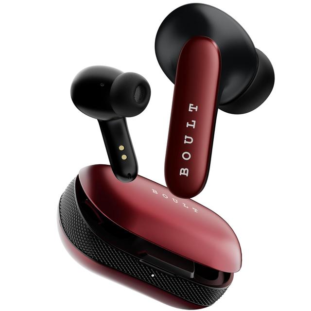 Boult Audio Newly Launched Z20 Pro Bluetooth Truly Wireless in Ear Earbuds with 60H Playtime, 4 Mics Clear Calling ENC, 45ms Low Latency Gaming TWS, 10mm Bass Drivers Ear Buds Headphones 5.3 (Red)